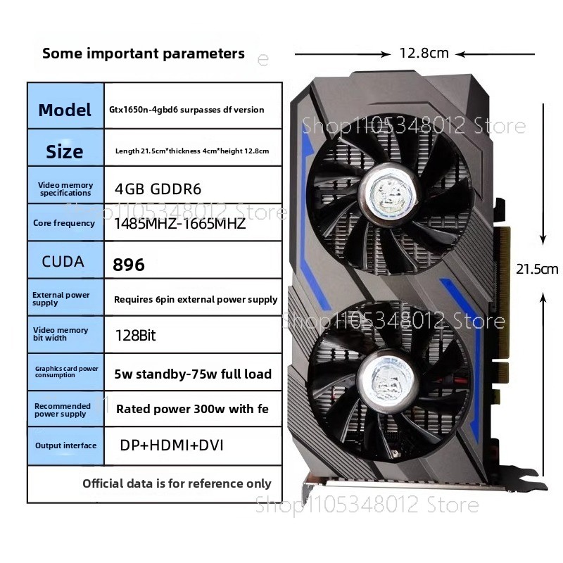 Pc Gaming Gtx 1650 - Kartu Grafis GTX 1650 4GB untuk