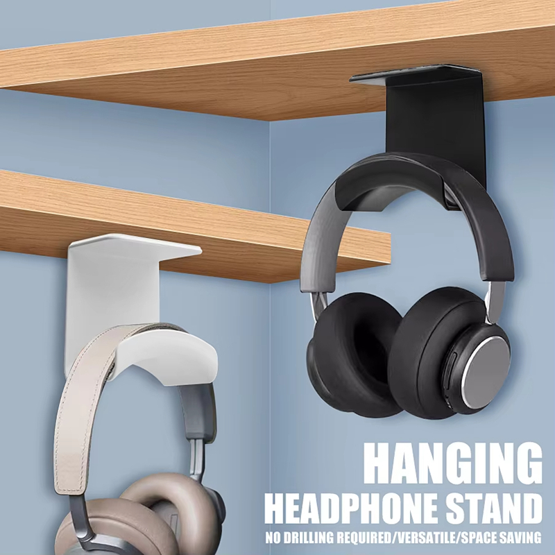 Gaming Headset - Penyangga Headphone Universal, Gantungan Dinding Plastik