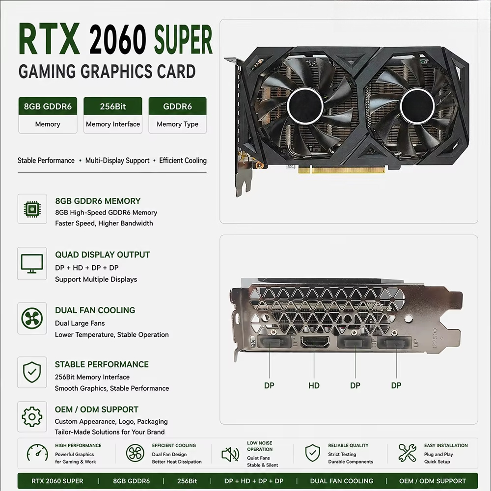 Pc Gaming Rtx - Kartu Grafis RTX 2060 Super 8GB