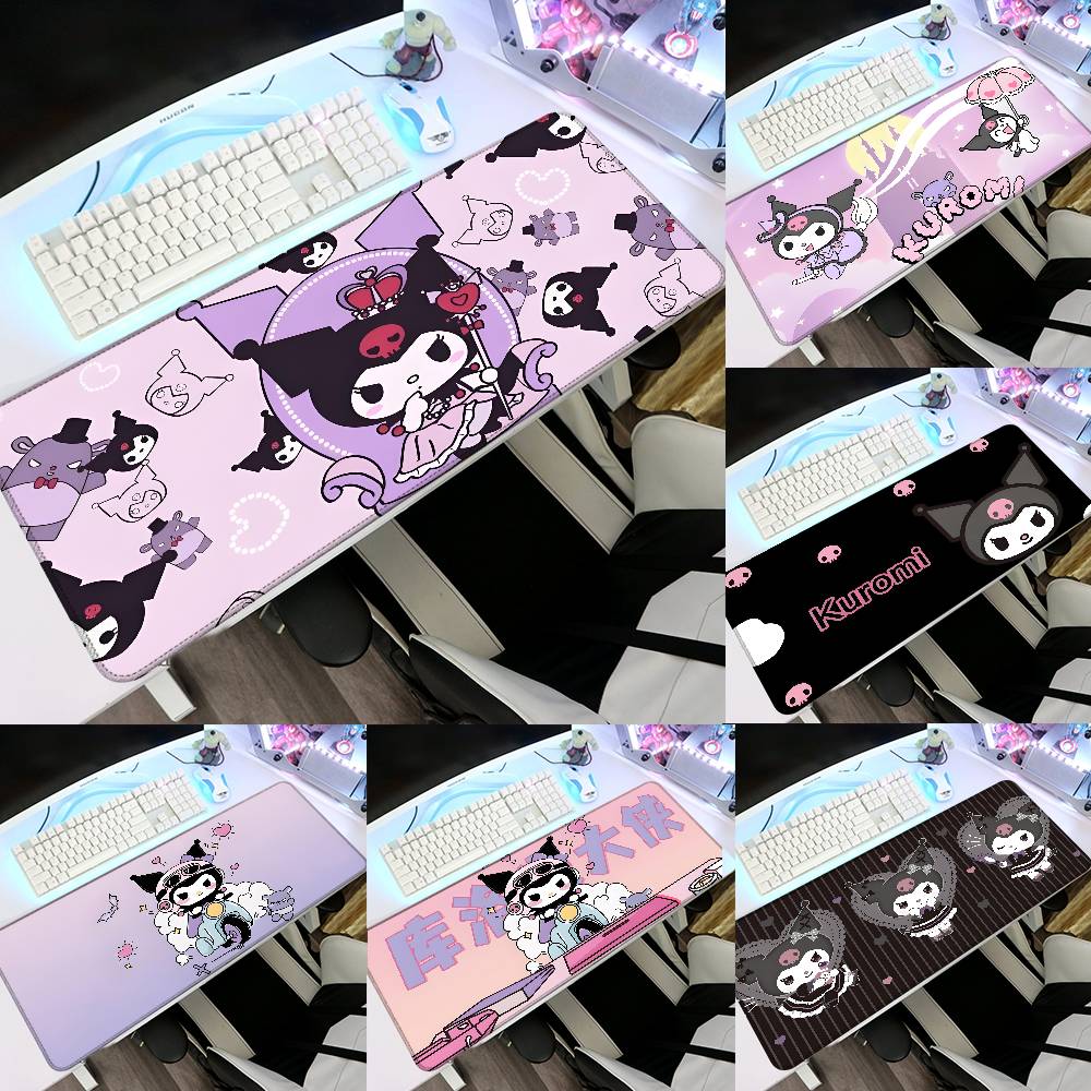 Pc Gaming Kuromi - K-Kuromi Alas Mouse Lucu Karet Tebal