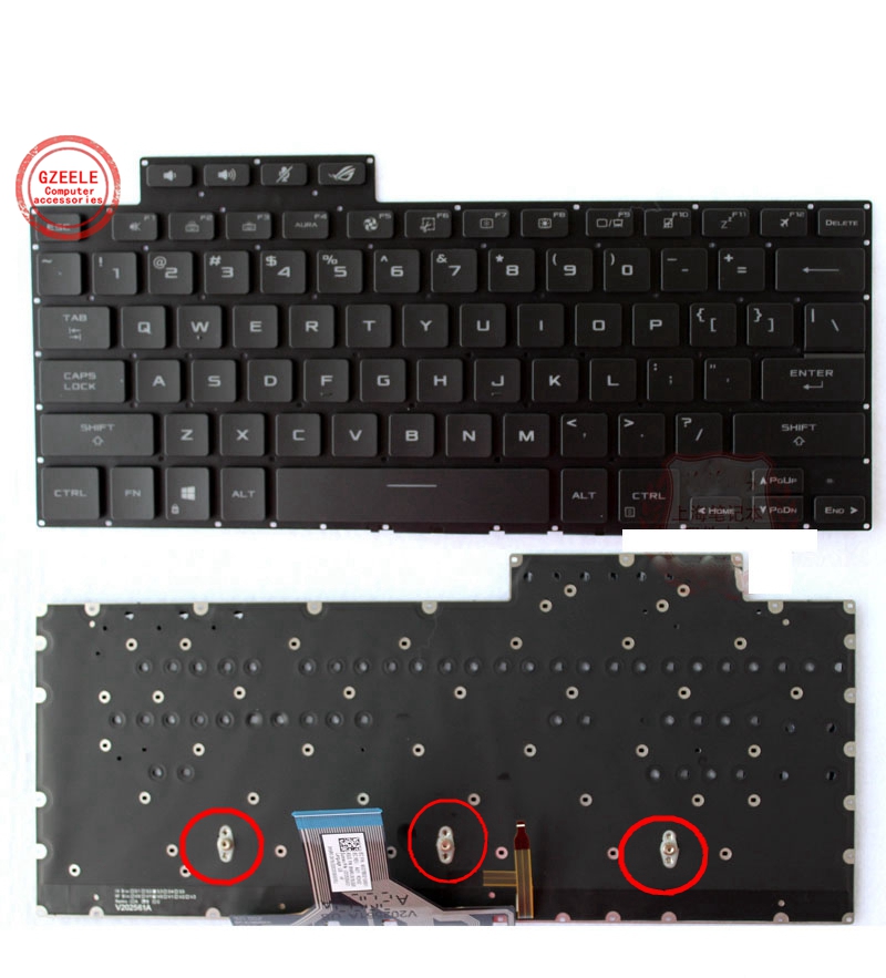 No Rgb Gaming Pc - Keyboard lampu latar US baru UNTUK