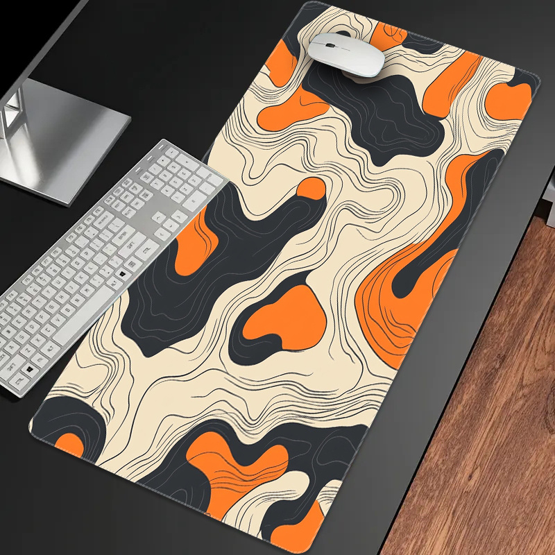 Pc Gaming Orange - Alas Mouse Gaming Anti-selip Besar dengan