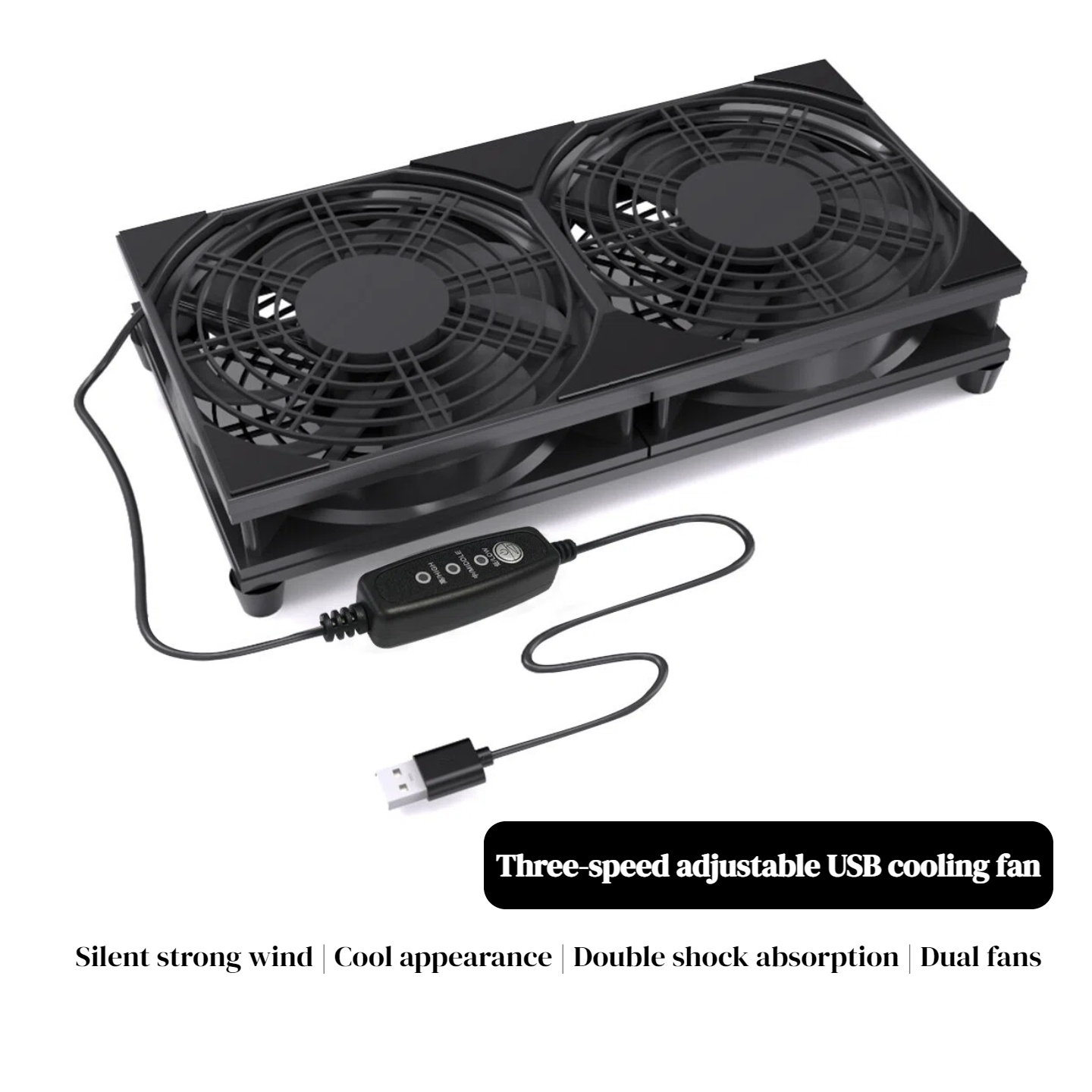 No Rgb Gaming Pc - Kipas Pendingin USB Ganda dengan Kontrol
