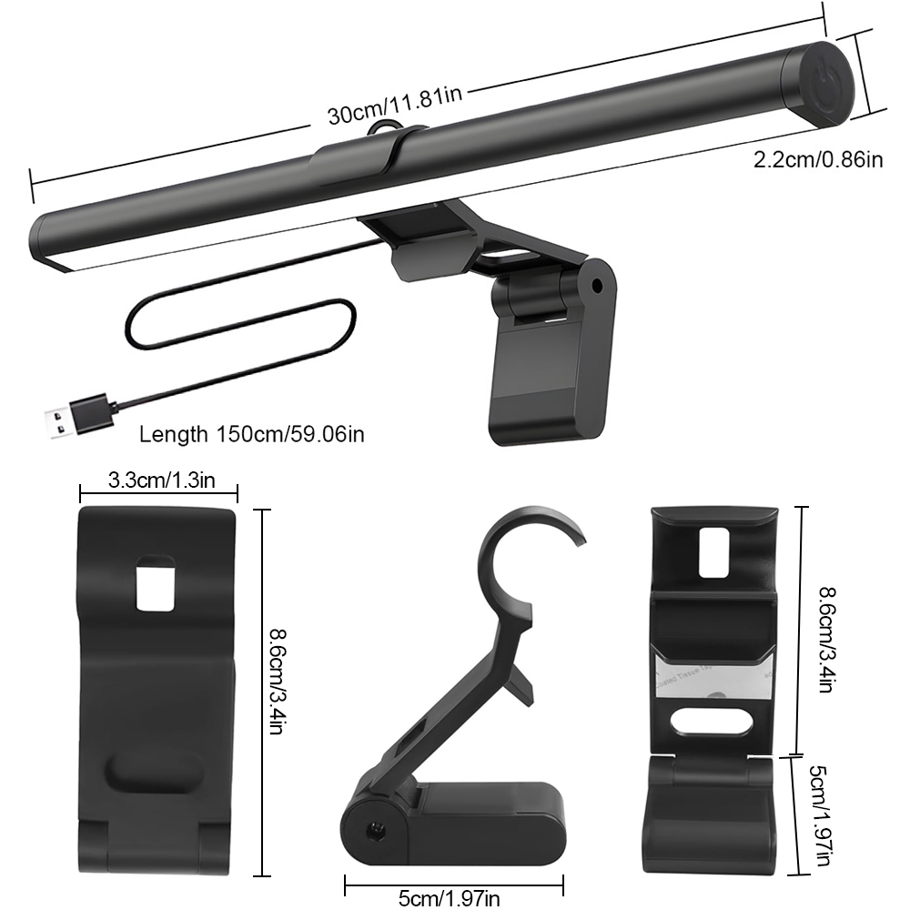 No Rgb Gaming Pc - Lampu Gantung Layar Monitor PC Desktop,