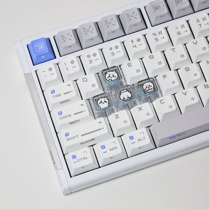Pc Gaming Gratis - Chiikawa 4 Buah Keycap Transparan Buatan