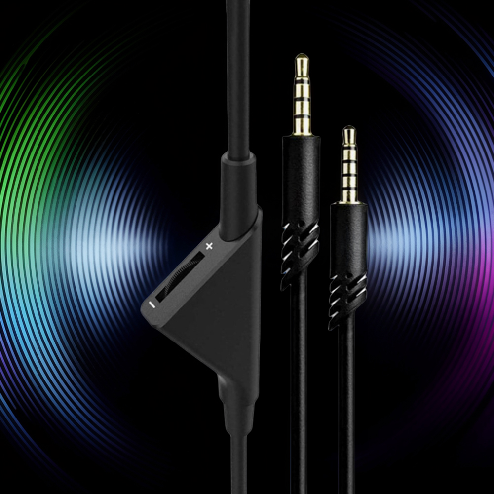 Gaming Headset - Kabel Aux 2.0M/6.5 Kaki dengan Kontrol