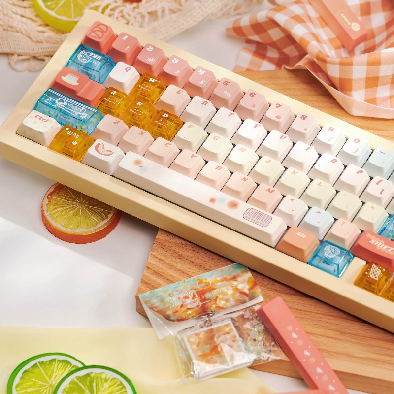 Set Keycaps Tema Laut Oranye,  - Pc Gaming Orange ulasan dan harga