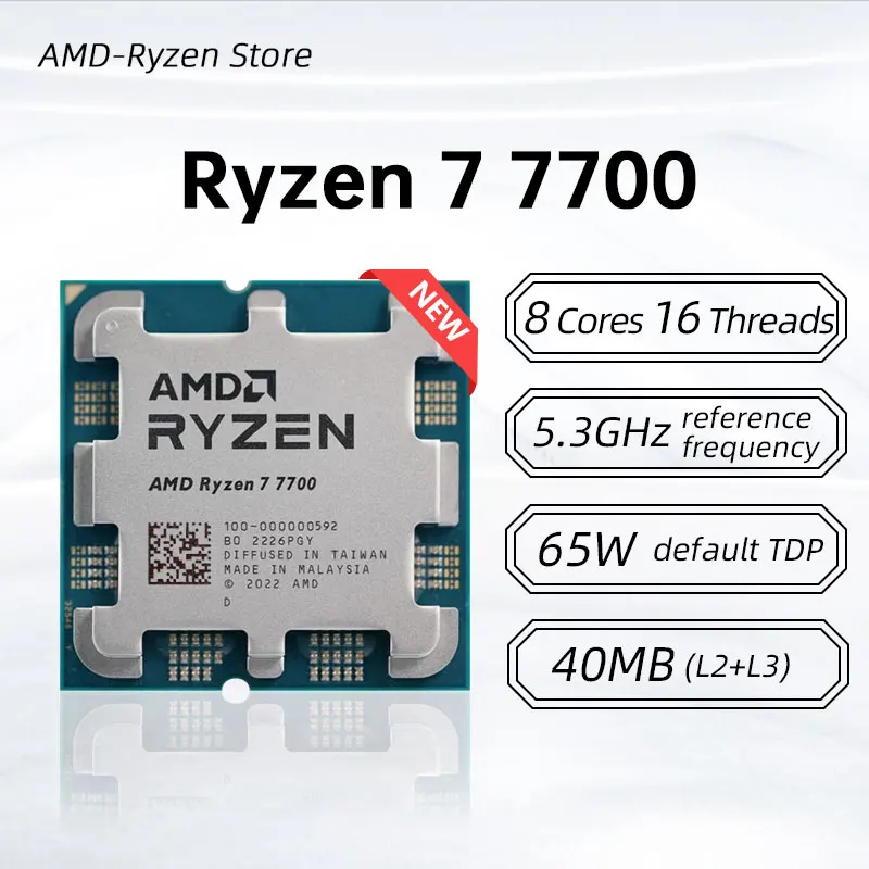 Prosesor AMD Ryzen 7 7700 Baru - Pc Gaming Amd Ryzen 7 ulasan dan harga