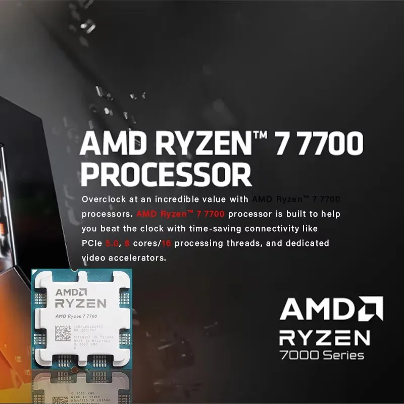 Prosesor AMD Ryzen 7 7700 Baru - Pc Gaming Amd Ryzen 7 ulasan dan harga
