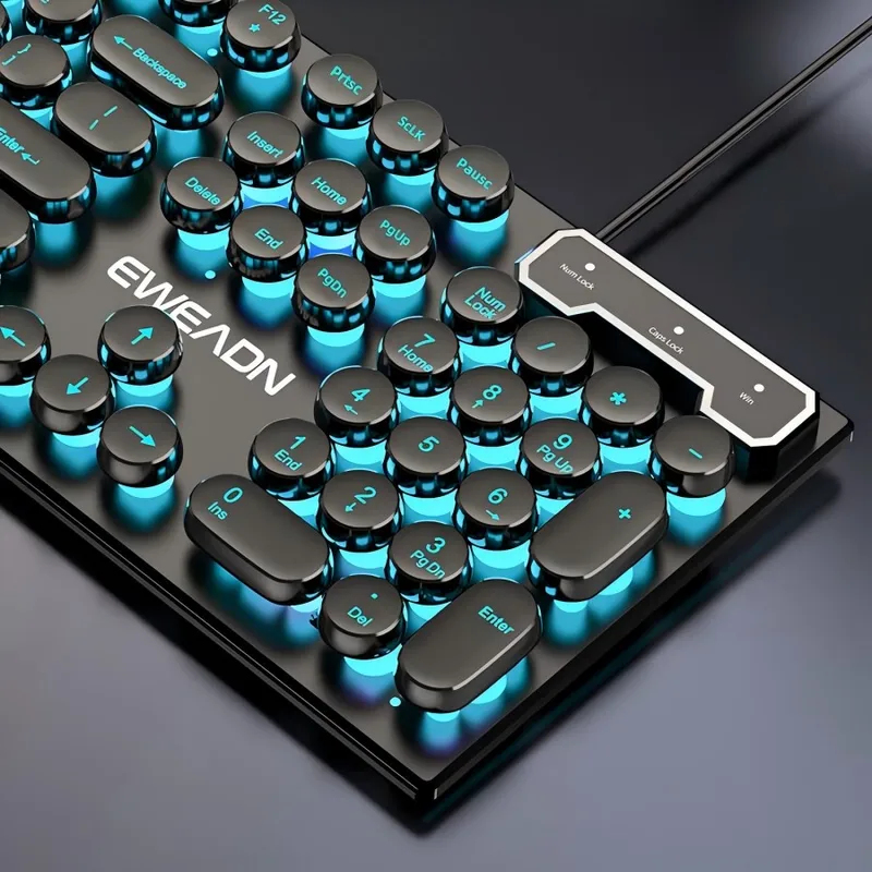 Set Keyboard dan Mouse Retro P - No Rgb Gaming Pc ulasan dan harga