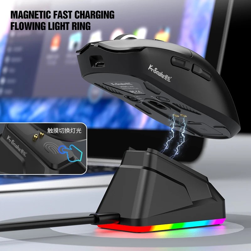 KS X11 Mouse Nirkabel Multiwar - Pc Gaming Orange ulasan dan harga