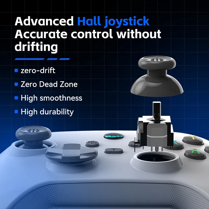 Pengontrol Nirkabel G6 Hall Ef - Pc Gaming Cloud Free ulasan dan harga