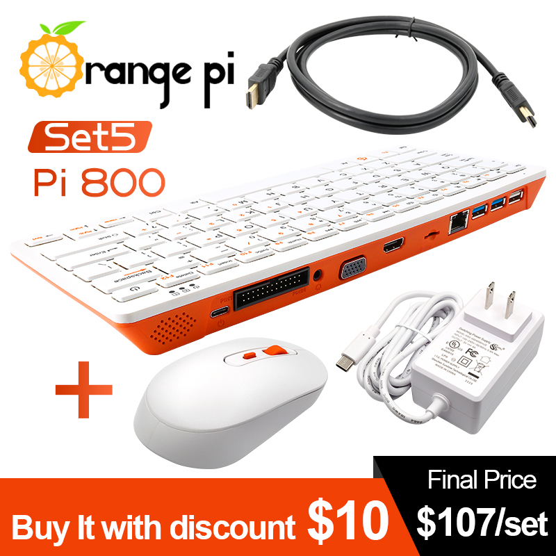 Orange Pi 800 + 5V4A Catu Daya - Pc Gaming Orange ulasan dan harga