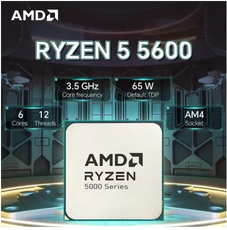 CPU AMD Ryzen 5 5600 6 Core 12 - Amd Cpu Ryzen 5 ulasan dan harga