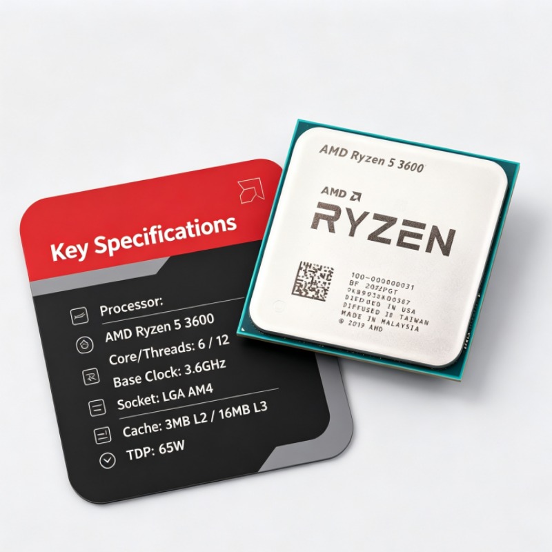 Ryzen 5 3600 CPU 6-Core 12-Thr - Amd Cpu Ryzen 5 ulasan dan harga
