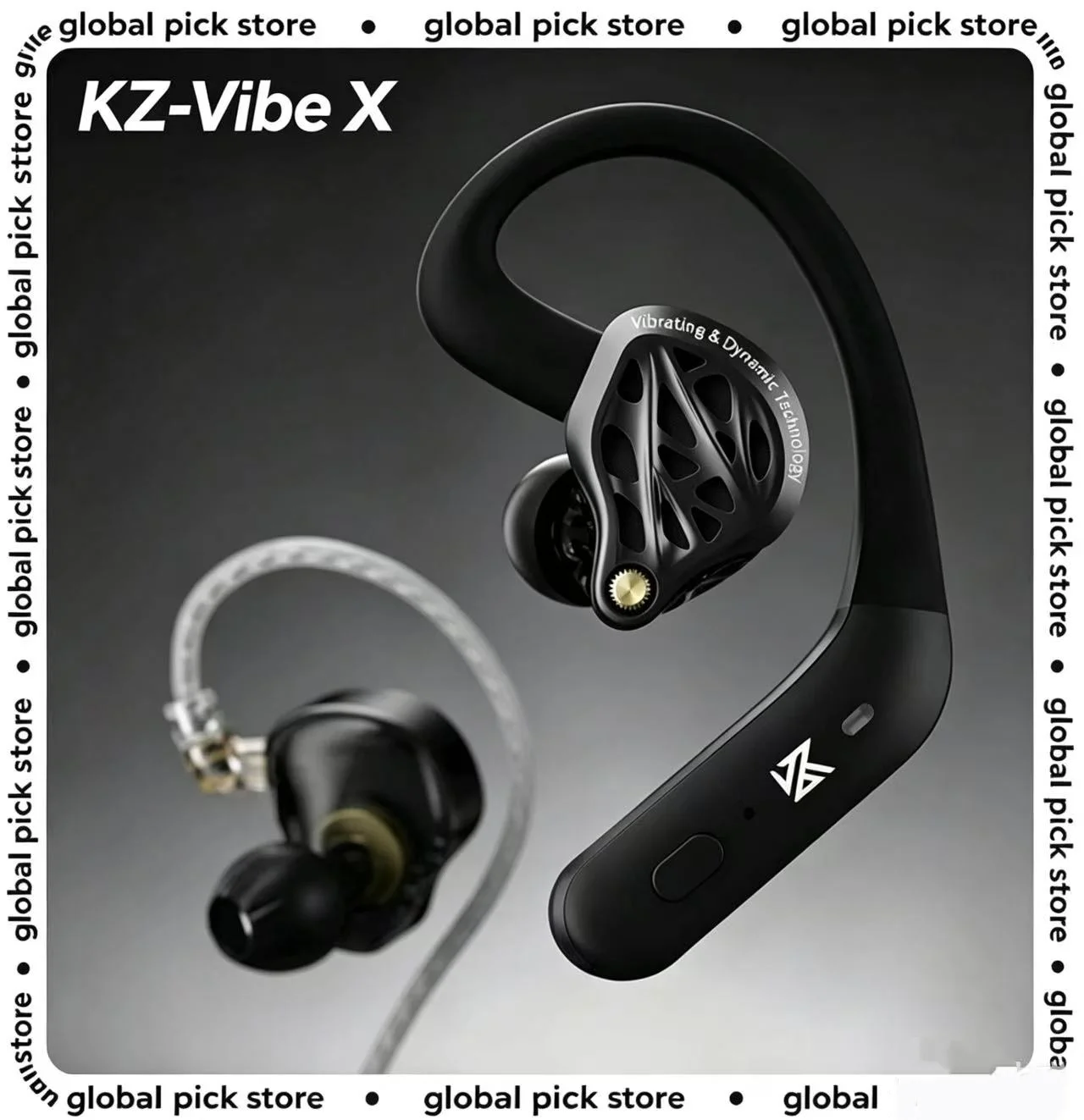 KZ Vibe X Earphone Getaran Fre - Gaming Headset ulasan dan harga