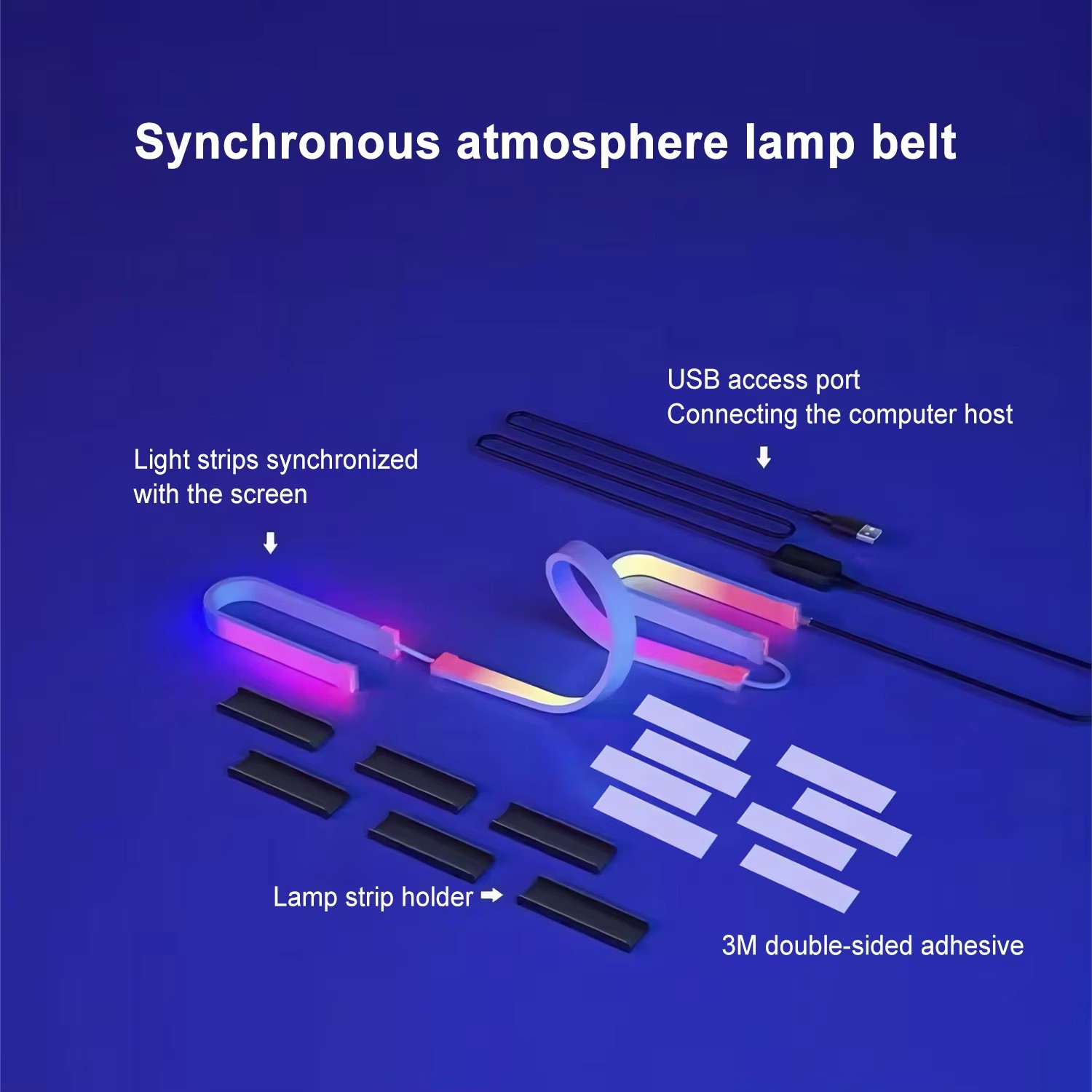 Lampu Gaming RGB Strip Lampu L - No Rgb Gaming Pc ulasan dan harga