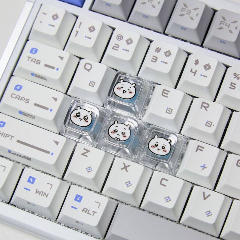 Chiikawa 4 Buah Keycap Transpa - Pc Gaming Gratis ulasan dan harga