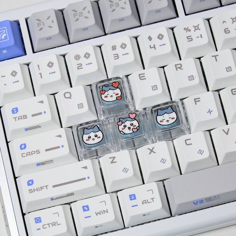 Chiikawa 4 Buah Keycap Transpa - Pc Gaming Gratis ulasan dan harga