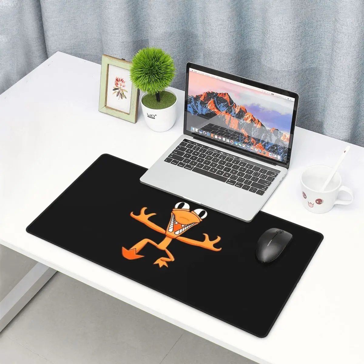 Alas Mouse Besar Oranye Pelang - Pc Gaming Orange ulasan dan harga
