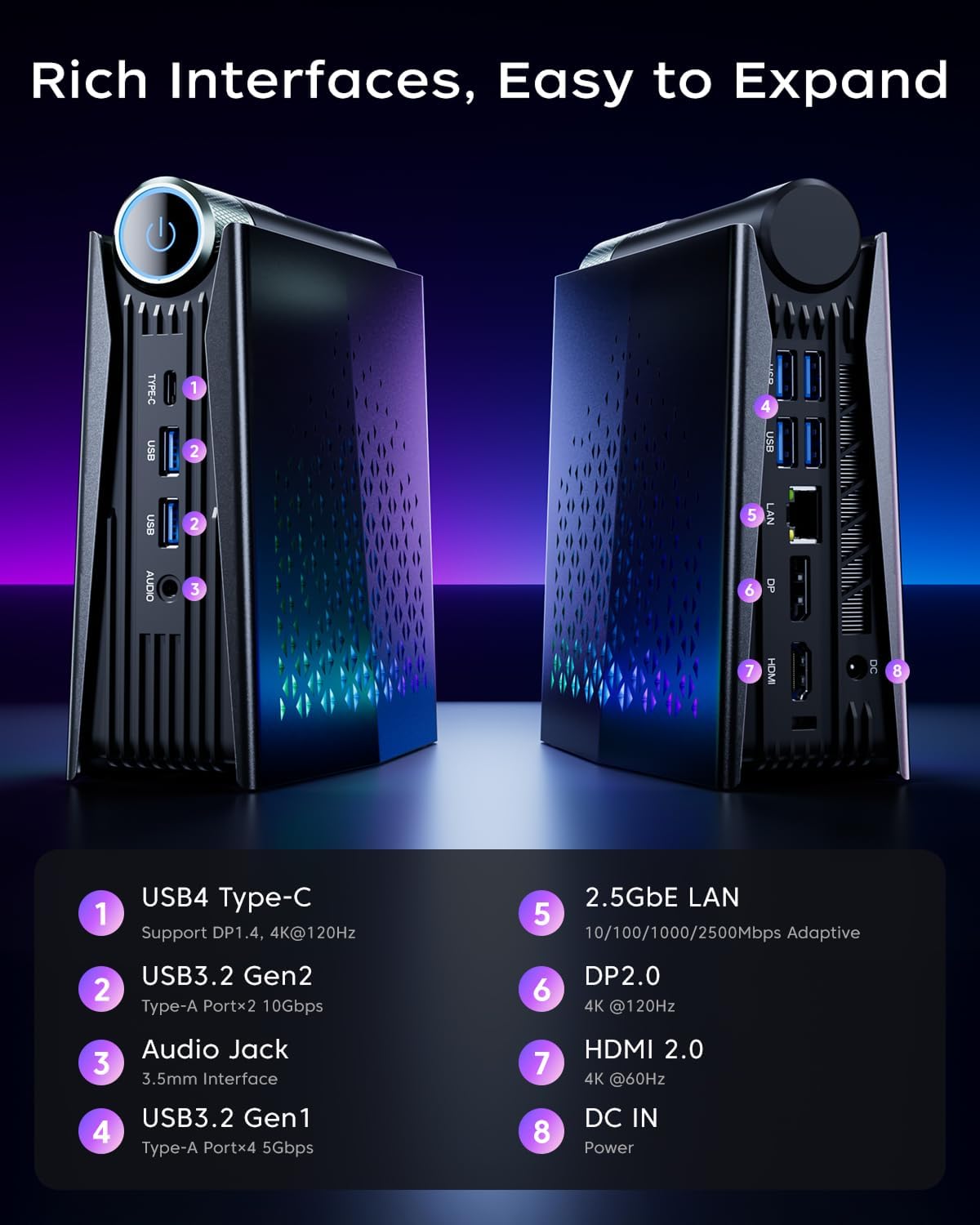 KAMRUI Gaming Mini PC Ryzen 7  - Pc Gaming Amd Ryzen 7 ulasan dan harga