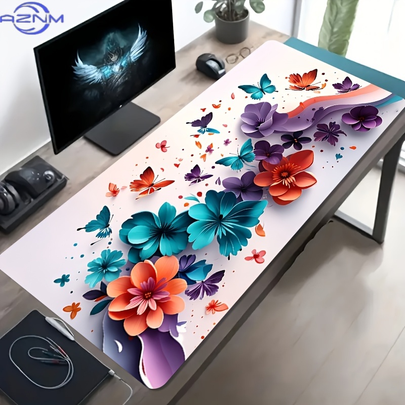 1 buah alas meja gaming besar  - Pc Gaming Orange ulasan dan harga