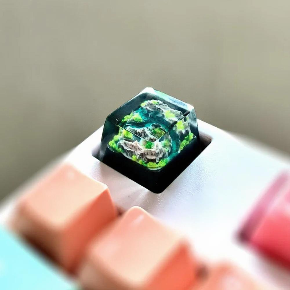 Keycap Gunung dan Laut Resin A - No Rgb Gaming Pc ulasan dan harga