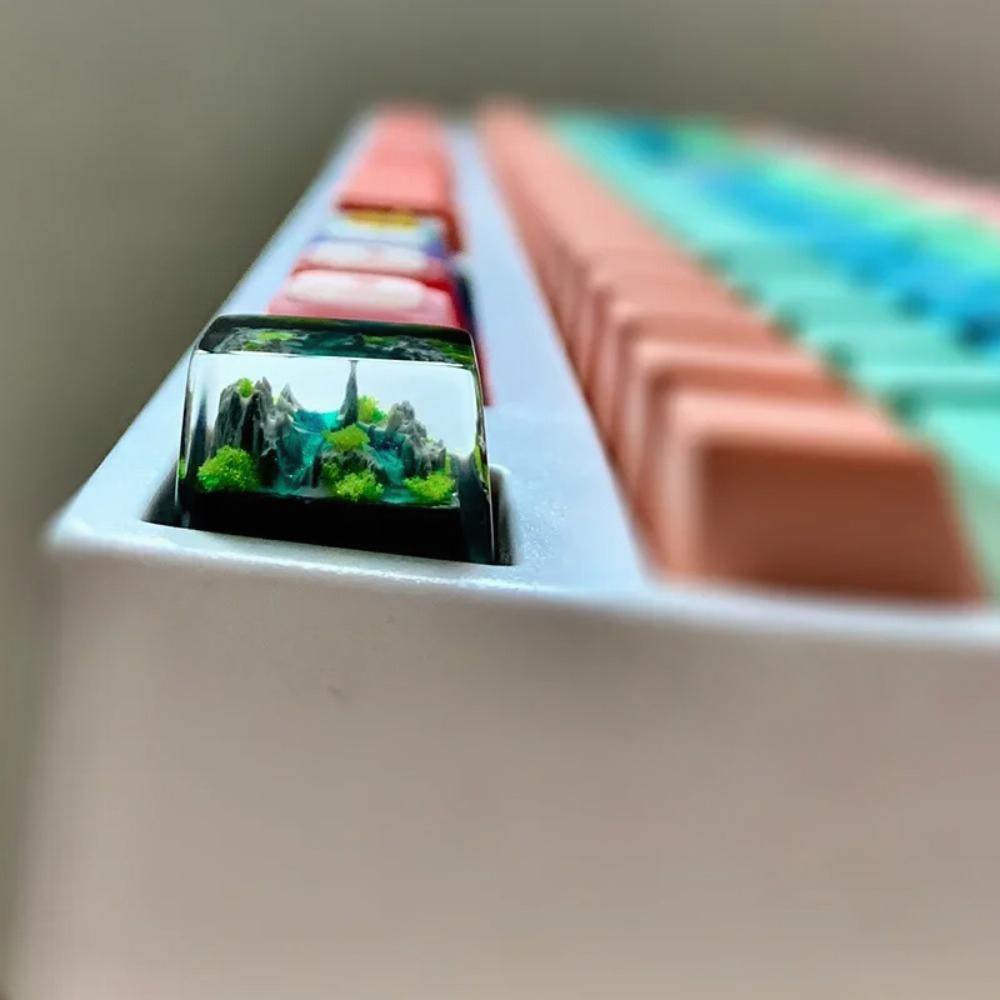 Keycap Gunung dan Laut Resin A - No Rgb Gaming Pc ulasan dan harga