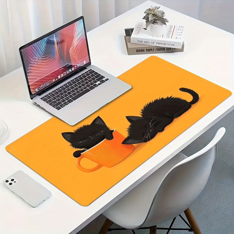 Dua Alas Mouse Gaming Kucing H - Pc Gaming Orange ulasan dan harga