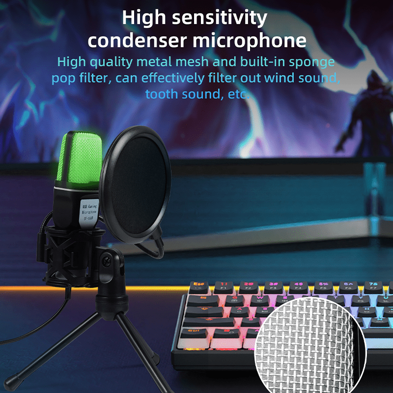 Mikrofon USB Gaming untuk PC,  - No Rgb Gaming Pc ulasan dan harga