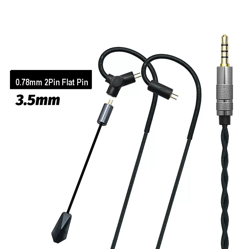 Kabel Earphone Gaming 0.78 QDC - Gaming Headset ulasan dan harga